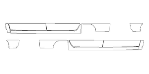 Rocker Panel PPF Kit | CHEVROLET SILVERADO 3500HD LTZ 2024