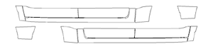 Rocker Panel PPF Kit | RAM 1500 TRADESMAN 2022