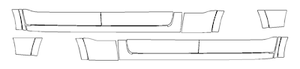 Rocker Panel PPF Kit | RAM 1500 LARAMIE 2020