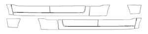 Rocker Panel PPF Kit | RAM 1500 BIG HORN 2025