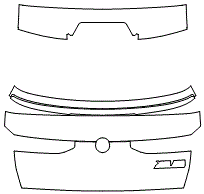 Load image into Gallery viewer, Hatch Kit NOTE - Emblem &amp; Spoiler Placement Inconsistent | BMW X6 M 2021