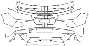 Rear Bumper Kit | CHEVROLET CORVETTE STINGRAY CONVERTIBLE 2023