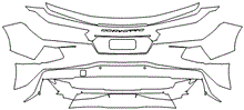 Load image into Gallery viewer, Rear Bumper Kit | CHEVROLET CORVETTE STINGRAY CONVERTIBLE 2023