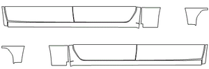 Rocker Panel Kit | CHEVROLET SILVERADO 1500 ZR2 2024