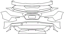 Load image into Gallery viewer, Rear Bumper Kit | CHEVROLET CORVETTE STINGRAY CONVERTIBLE 2023