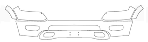 Front Bumper PPF Kit | RAM 1500 LARAMIE 2023