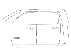 Left Side Cab PPF Kit | RAM 1500 TRADESMAN 2022 