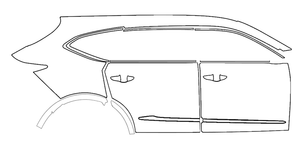 Right Side PPF Kit | ACURA MDX 2025