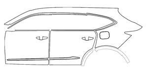 Left Side PPF Kit | ACURA MDX 2025