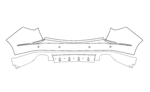 Rear Bumper PPF Kit | ACURA MDX 2025