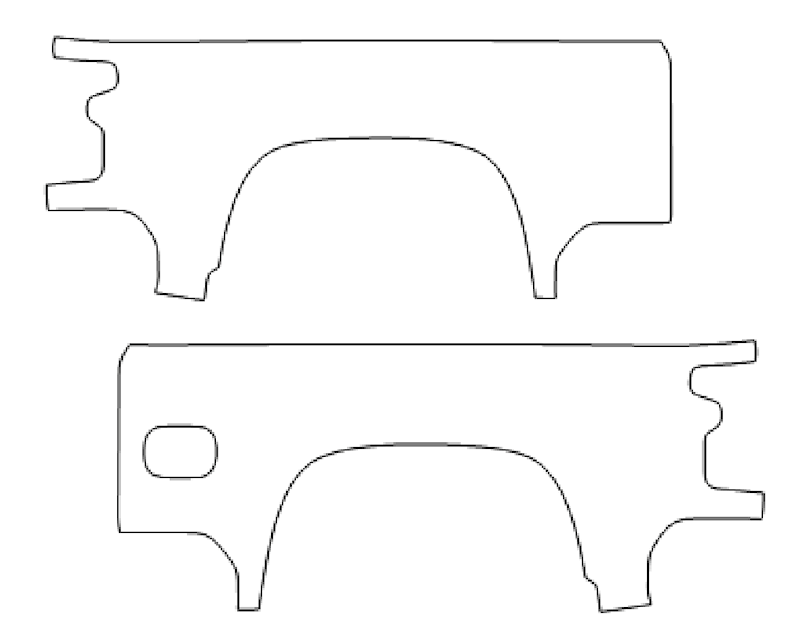 Outer Bed Panel PPF Kit | CHEVROLET SILVERADO 3500HD WT 2024