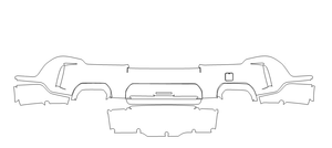 Rear Bumper PPF Kit | MINI COUNTRYMAN 2025