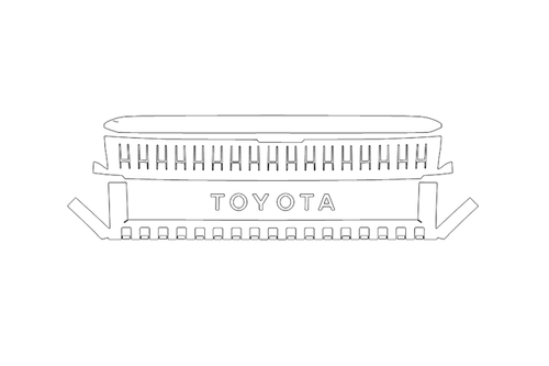 Grille PPF Kit | TOYOTA LAND CRUISER 2024