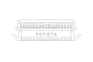 Grille PPF Kit | TOYOTA LAND CRUISER 2025