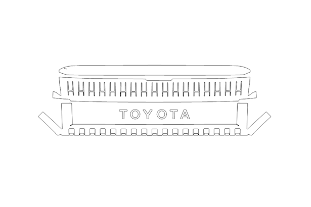 Grille PPF Kit | TOYOTA LAND CRUISER 2025