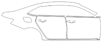 Right Side PPF Kit | VOLKSWAGEN JETTA GLI 2022