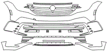 Load image into Gallery viewer, Bumper Kit | VOLKSWAGEN TIGUAN SE R-LINE -- SEL - R-LINE 2023