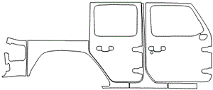 Right Side Kit - 4 DOOR - Weather Strip Inconsistent | JEEP WRANGLER 4XE HIGH ALTITUDE 2021