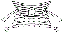 Load image into Gallery viewer, Grille Kit | LEXUS RX 350 BASE 2018