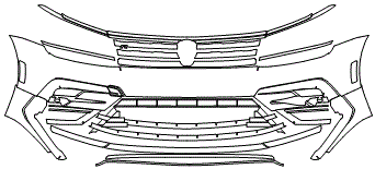 Bumper Kit | VOLKSWAGEN TIGUAN SE R-LINE 2021